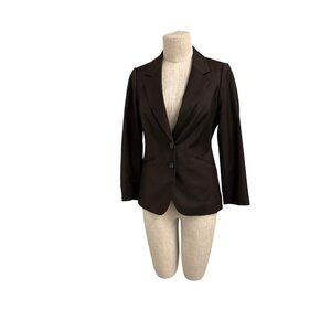Vintage Y2K The Limited Collection Womens Black Blazer Size 4 Two-Button Front L